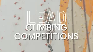 Lead climbing competitions