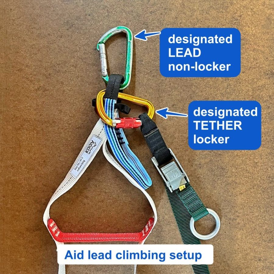 aid climbing safety